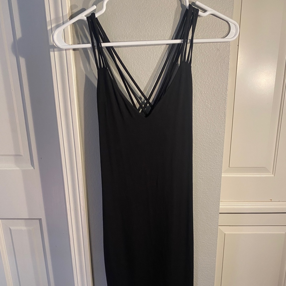 black small dress with tags on still